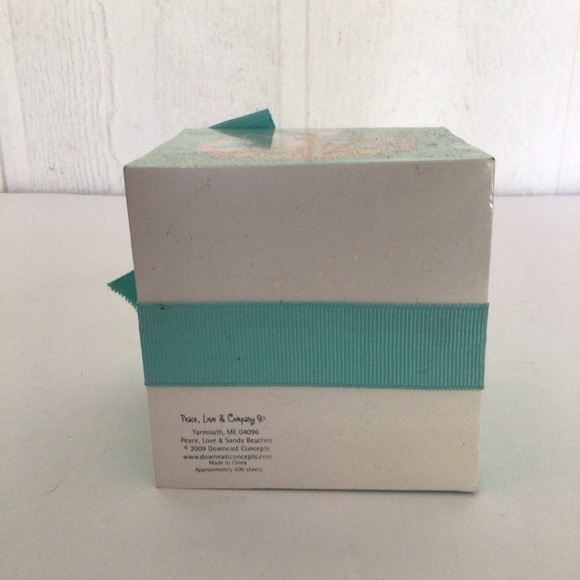 BEACH SCENE NOTE PAPER CUBE GIFT NWT - Picture 6 of 6